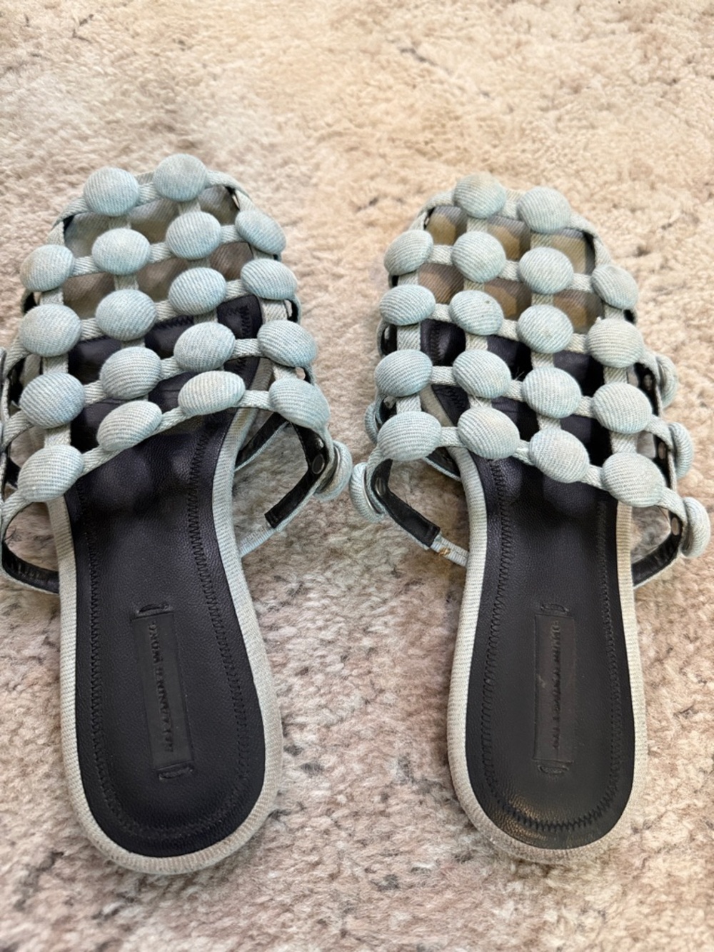Authentic Alexander Wang Amelia Mules - Picture 3 of 8